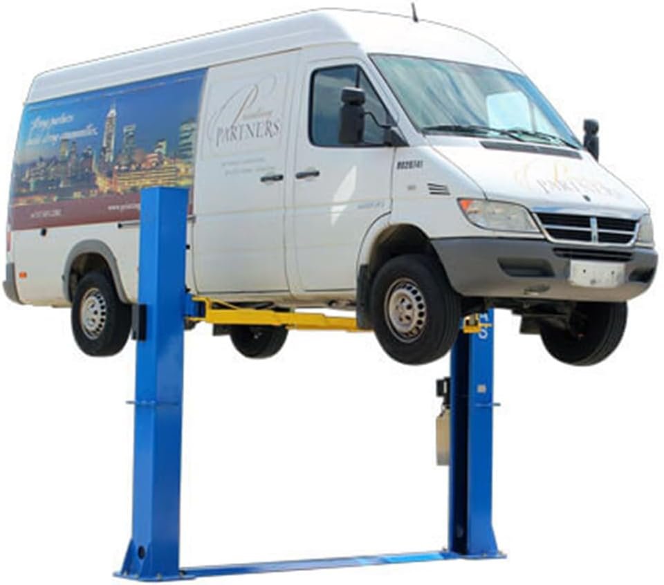 Atlas BP10000X Baseplate 2-Post Car Lift 10000 Lb for Low Ceilings