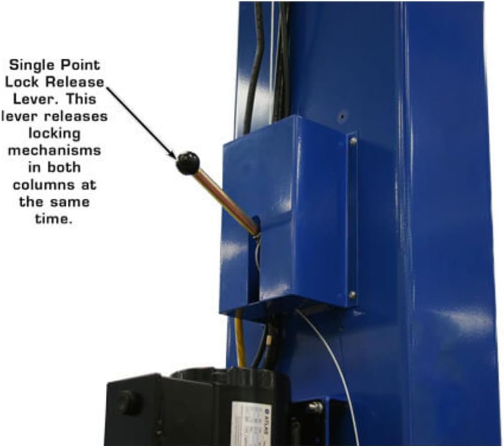 Atlas PV12PX Overhead 2-Post Car Lift 12000 Lb Commercial Grade
