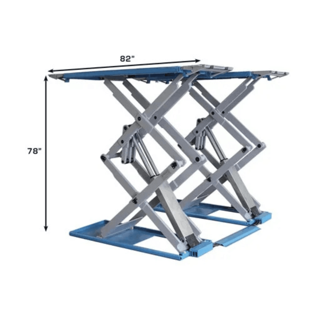 Atlas SLP-9K 9000 Lb. Capacity Commercial Full-Rise Scissor Car Lift
