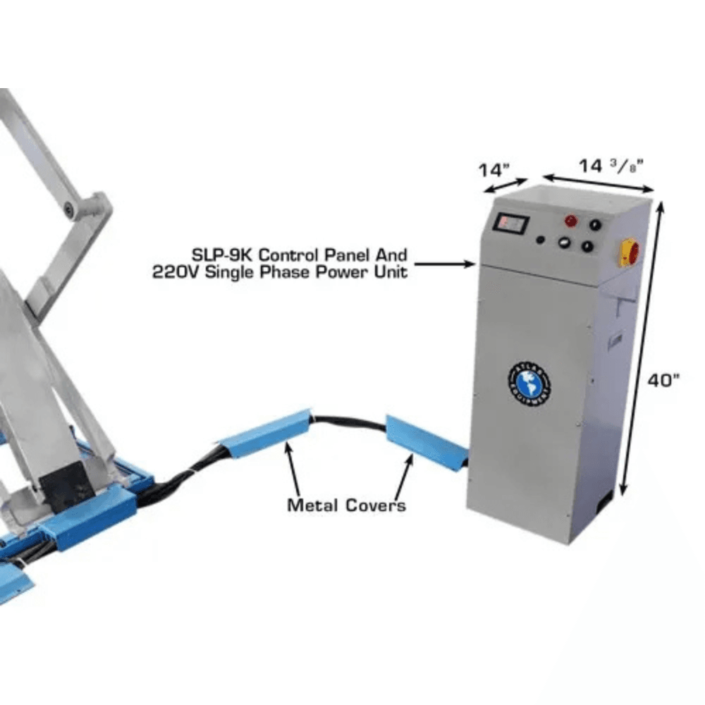 Atlas SLP-9K 9000 Lb. Capacity Commercial Full-Rise Scissor Car Lift