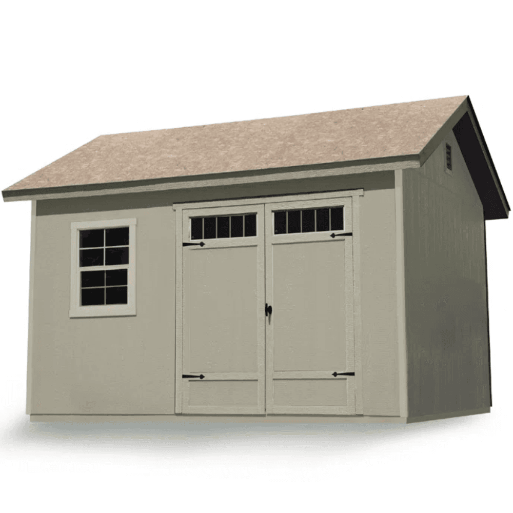 Handy Home Products Beachwood 10' x 12' Wood Outdoor Storage Shed