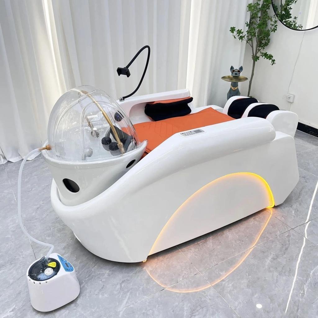 SSW XL780 Japanese Head Spa Massage Bed – Plumbed | Salon and Spa Wholesaler black - TryIlluminate