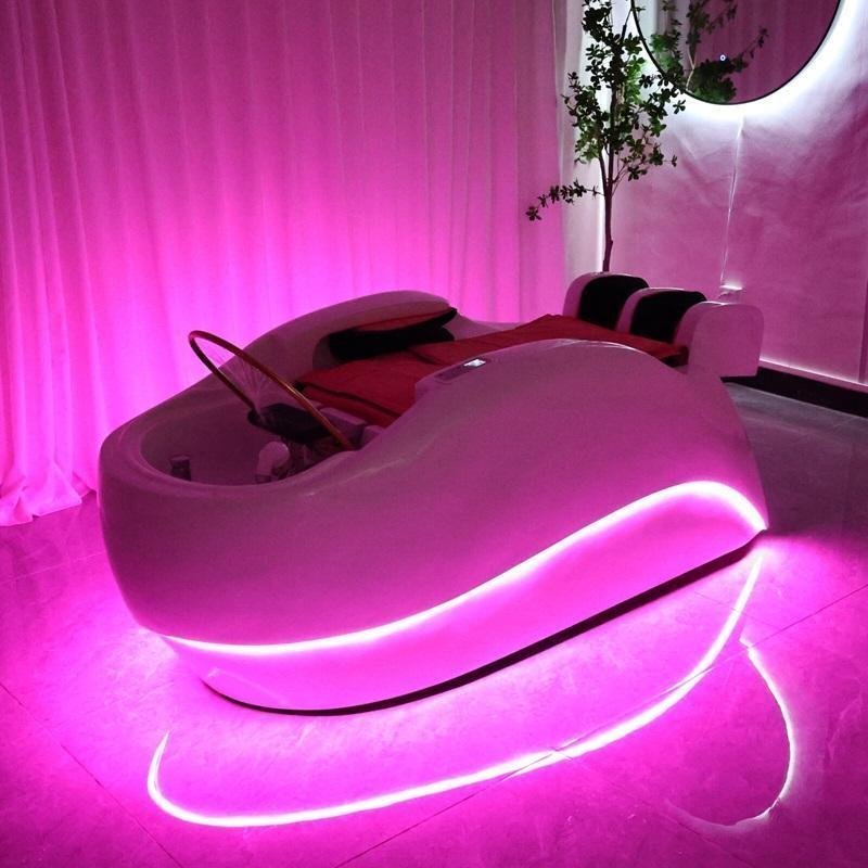 SSW XL780 Japanese Head Spa Massage Bed – Plumbed | Salon and Spa Wholesaler black - TryIlluminate
