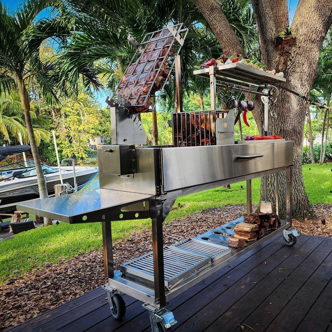 Tagwood BBQ Argentine Santa Maria Wood Fire & Charcoal Grill - TryIlluminate