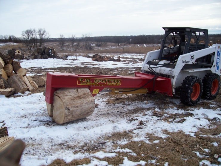 TM Pro Log Splitter Skid Steer Attachment (24”, 30” or 36” Stroke)