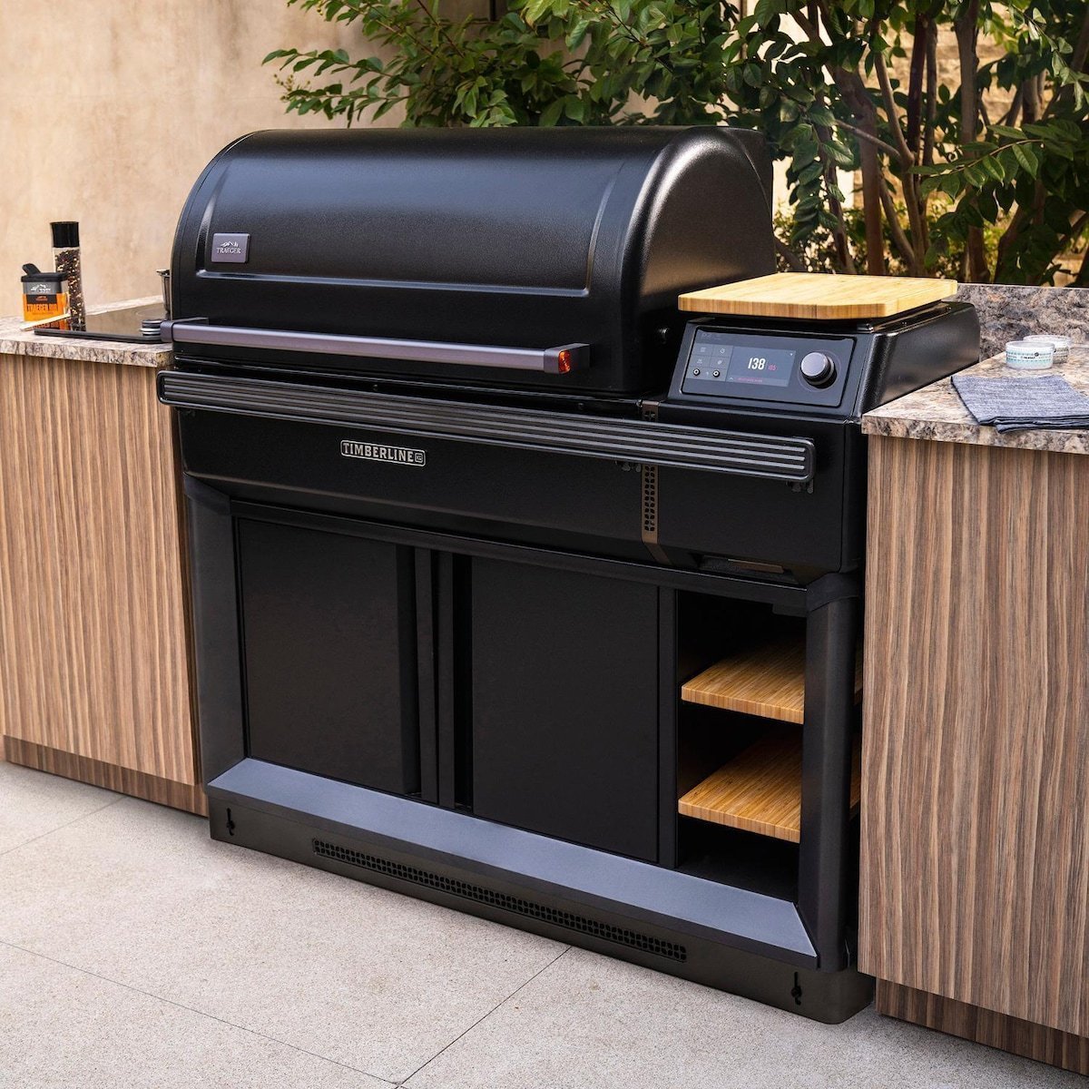 Traeger All-New Timberline XL Wi-Fi Controlled Wood Pellet Grill W/ WiFire & Built-In Trim Kit – TBB01RLG – TBB01RLG + BAC681 - TryIlluminate