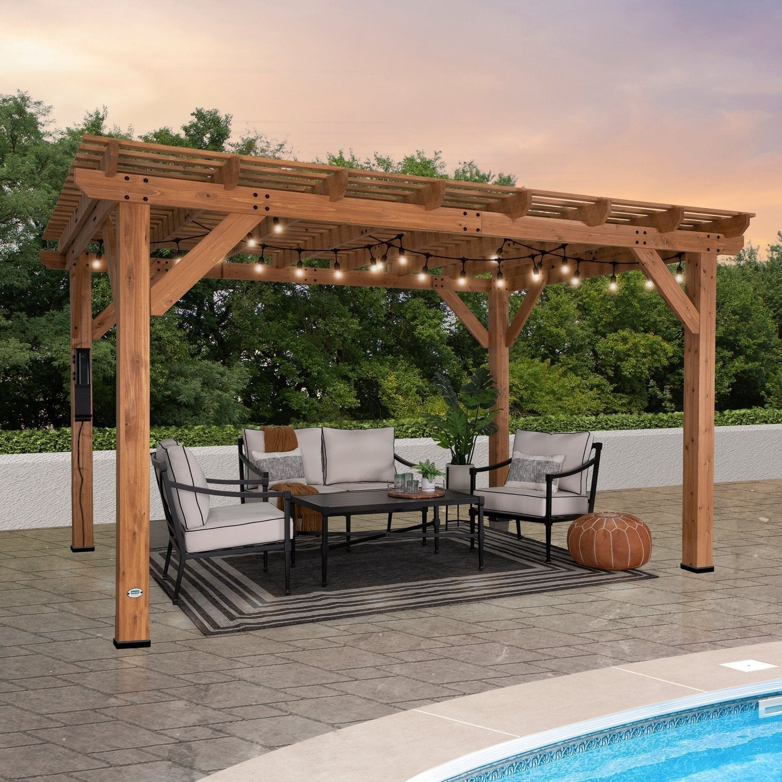 14×10 Delray Pergola - TryIlluminate