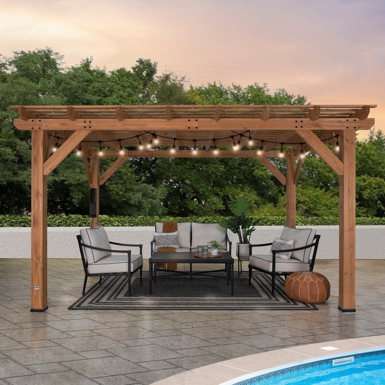 14×10 Delray Pergola - TryIlluminate