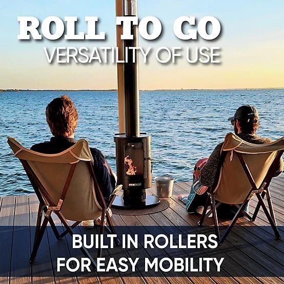 Even Embers Pellet-Fueled Patio Heater, 100 sq. ft., 70,000 BTU