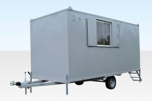 16Ft x 7Ft 6in Steel Mobile Anti-Vandal Office Cabin - TryIlluminate