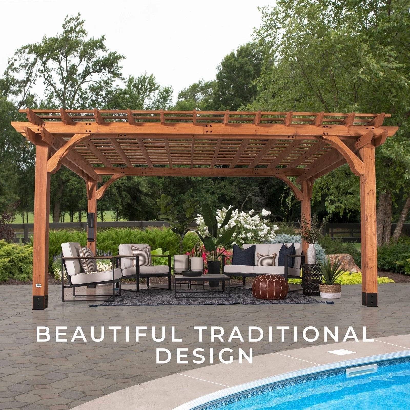 16X12 BEAUMONT PERGOLA - TryIlluminate