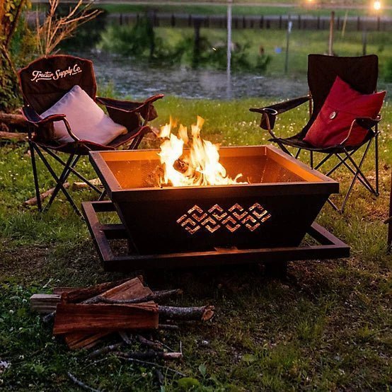 RedStone 43.3 in. Square Wood-Burning Fire Pit