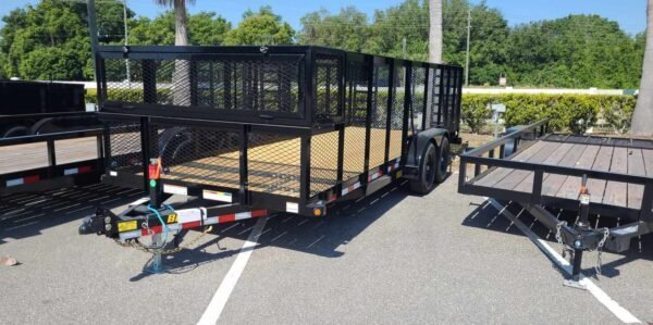 20 Foot Big Tex Landscaping Special Black Equipment Trailer (10LR-20BK-P4) - TryIlluminate