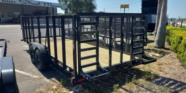 20 Foot Big Tex Landscaping Special Black Equipment Trailer (10LR-20BK-P4) - TryIlluminate