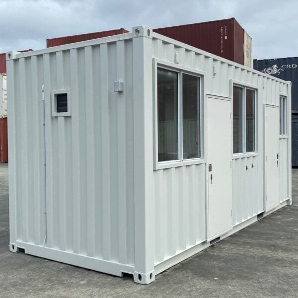 20′ standard single use container with glass windows and AC - TryIlluminate