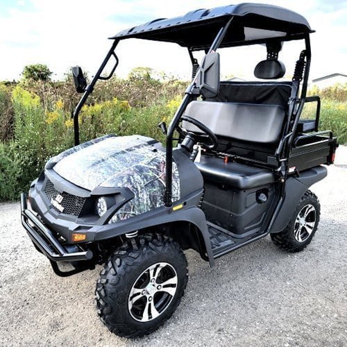 200cc Hunting UTV Gas Golf Cart VX With Real Flip Seat Contender Camo Edition - TryIlluminate