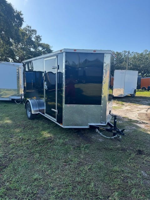 2025 6X12SA ENCLOSED CARGO TRAILER RAMP DOOR 9542 - TryIlluminate