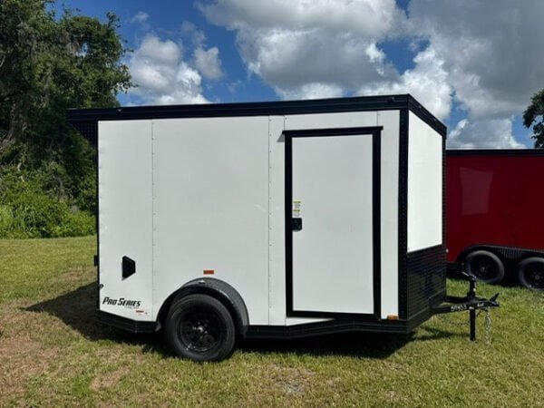 2025 7X14 ENCLOSED CARGO TRAILER RAMP DOOR 75” 9752 - TryIlluminate