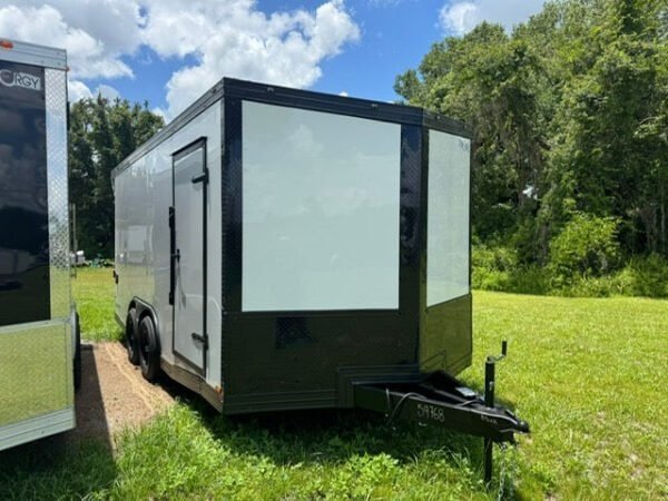 2025 8.5X16TA ENCLOSED CARGO TRAILER RAMP DOOR 84” 9768 - TryIlluminate