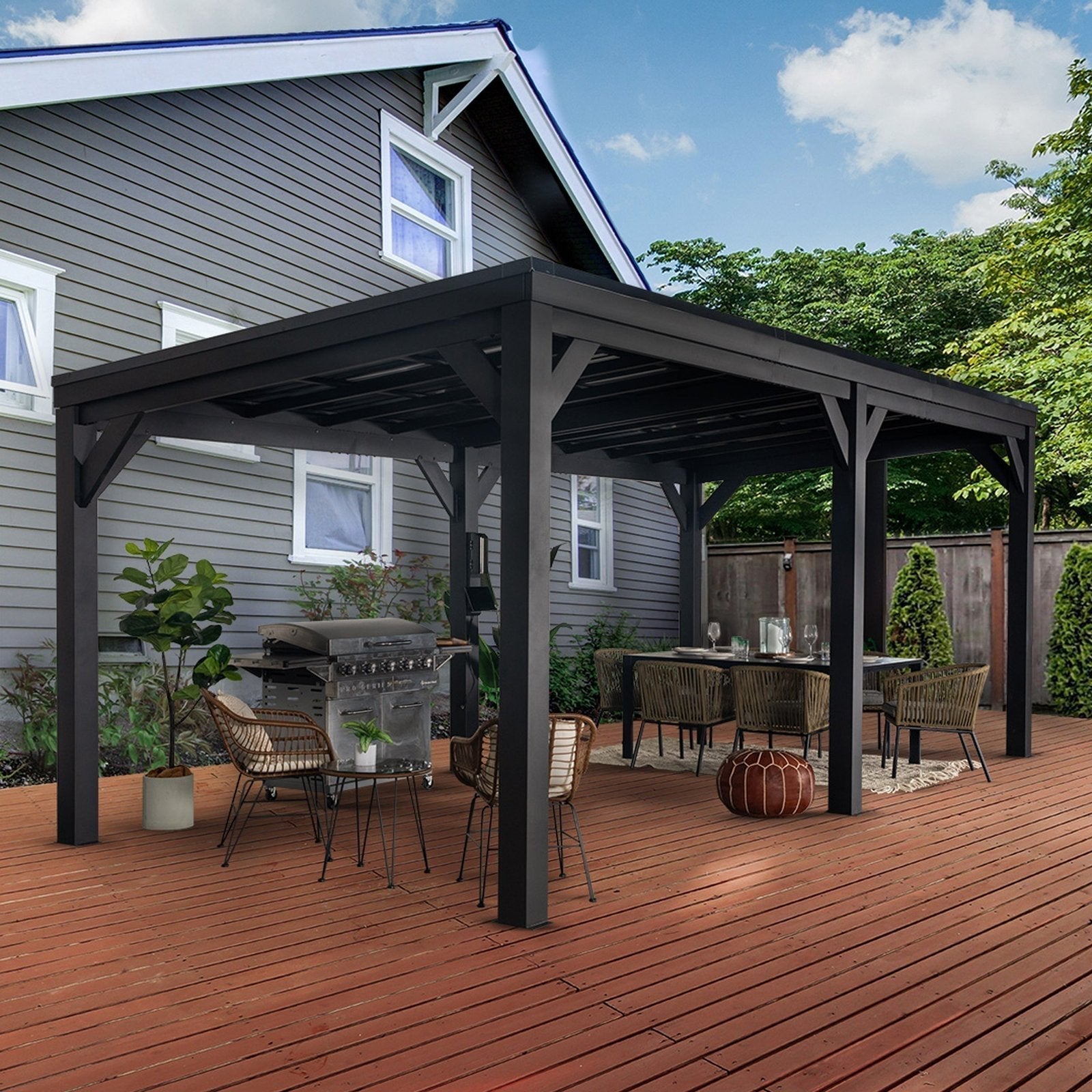 20×9.5 Stonebridge Gazebo/Carport - TryIlluminate