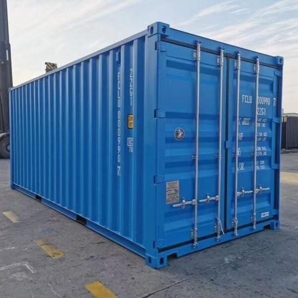 20FT Blue SHIPPING CONTAINER VAN (Intercontinental containers ) - TryIlluminate