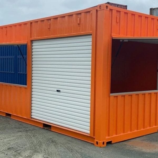 20FT Custom Orange Canteen Container - TryIlluminate