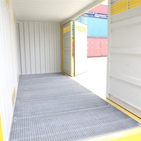 20FT new yellow container with open doors - TryIlluminate