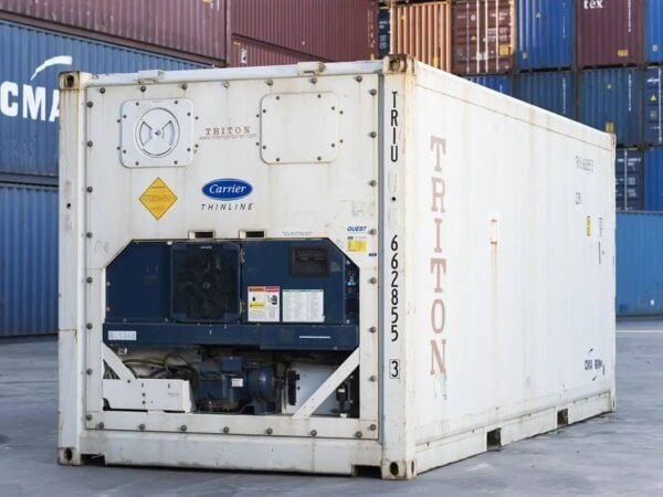 20FT Refrigerated White Shipping Container - TryIlluminate