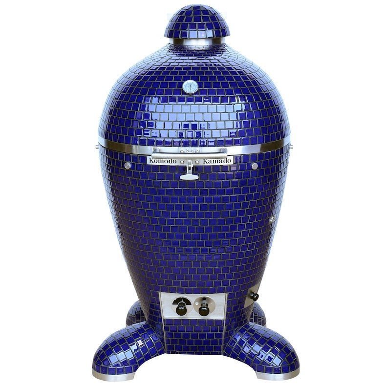 23″ Ultimate Cobalt Blue Kamado Grill BU126U - TryIlluminate