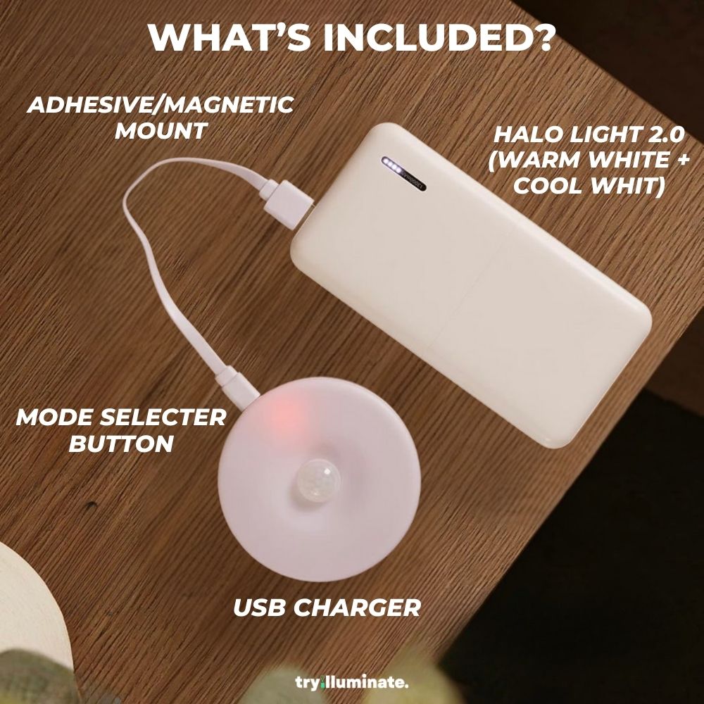 Halo Light Pro USB rechargeable light - TryIlluminate