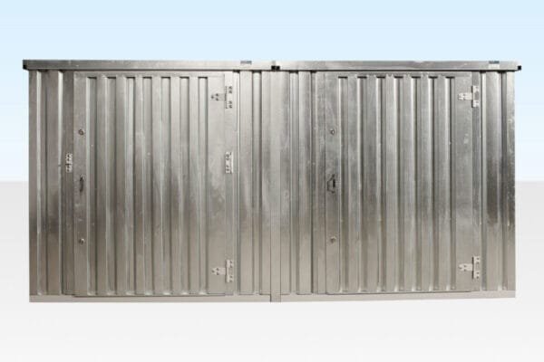 3M X 4.2M Side Linked Flat Pack Container Bundle (Galvanised) - TryIlluminate