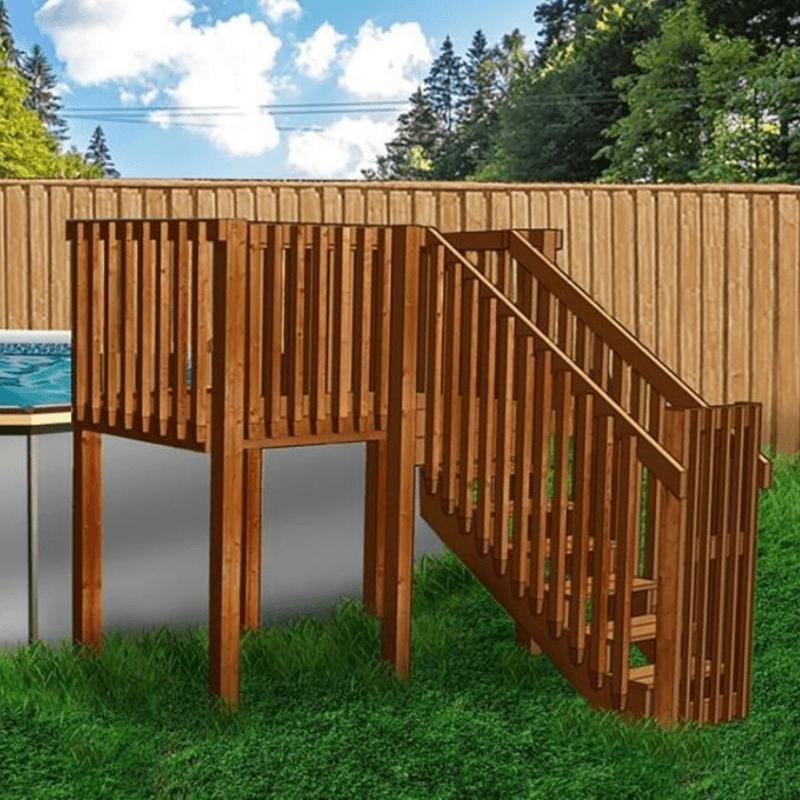 4 ft. x 8 ft. Connect-a-Deck and Entry Steps Zone 1 - TryIlluminate
