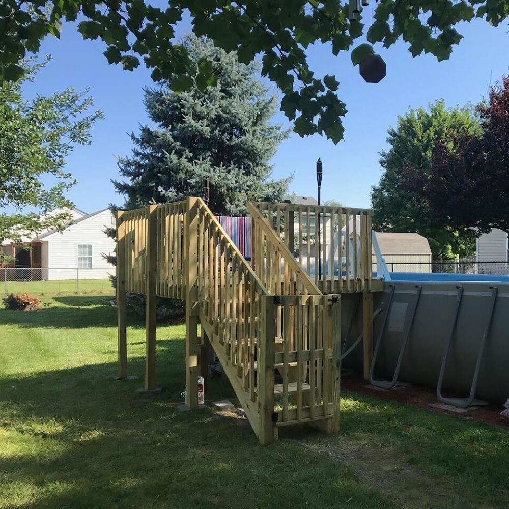 4 ft. x 8 ft. Connect-a-Deck and Entry Steps Zone 1 - TryIlluminate