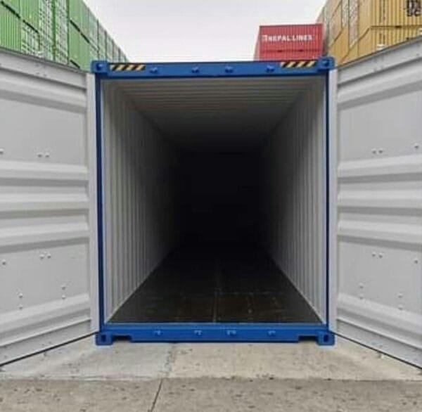 40FT Brand New Blue Cargo Container for storage - TryIlluminate