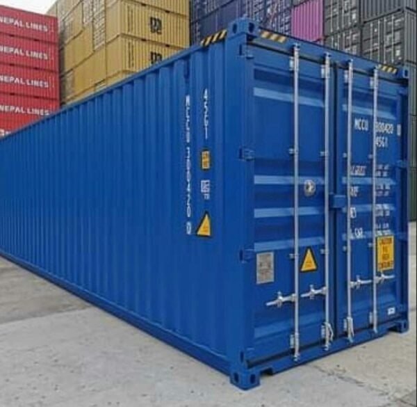40FT Brand New Blue Cargo Container for storage - TryIlluminate