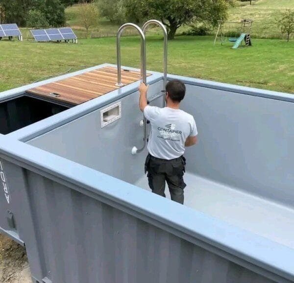 40ft Swimming Pool container - TryIlluminate