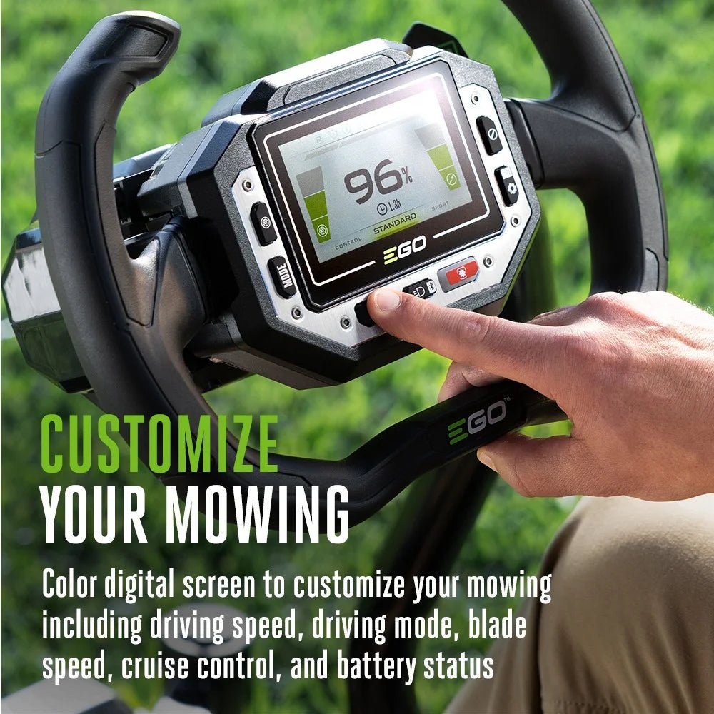 42″ Z6 Zero Turn Mower with e-STEER Technology (Two 10.0Ah and Four 6.0Ah Batteries) - TryIlluminate