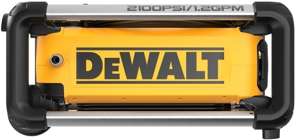 DEWALT Electric Pressure Washer, 2100 PSI, Jobsite Power Washer (DWPW2100) Yellow