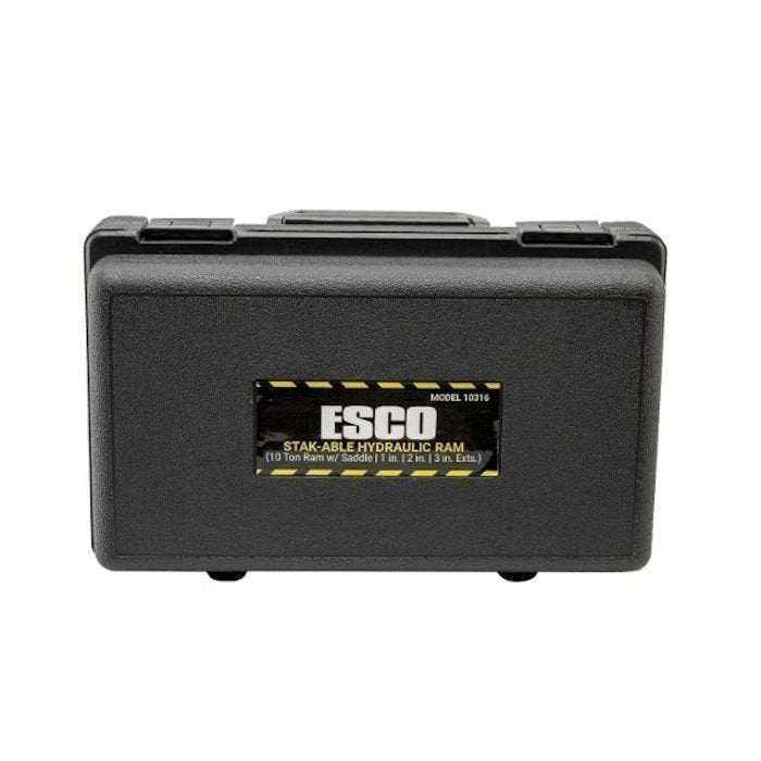 ESCO 10-Ton Hydraulic Stak-Able Ram Kit with 1 Quart Pump