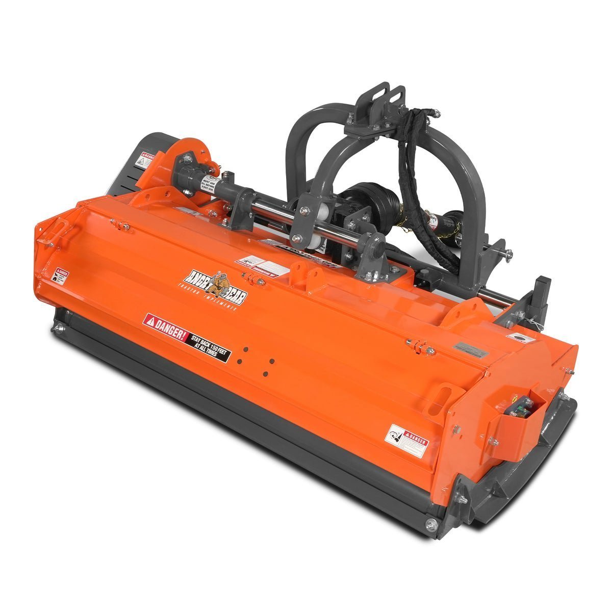 63″ Heavy Duty PTO Flail Mower with Hydraulic Side Shift 3 Point 50-75 hp - TryIlluminate