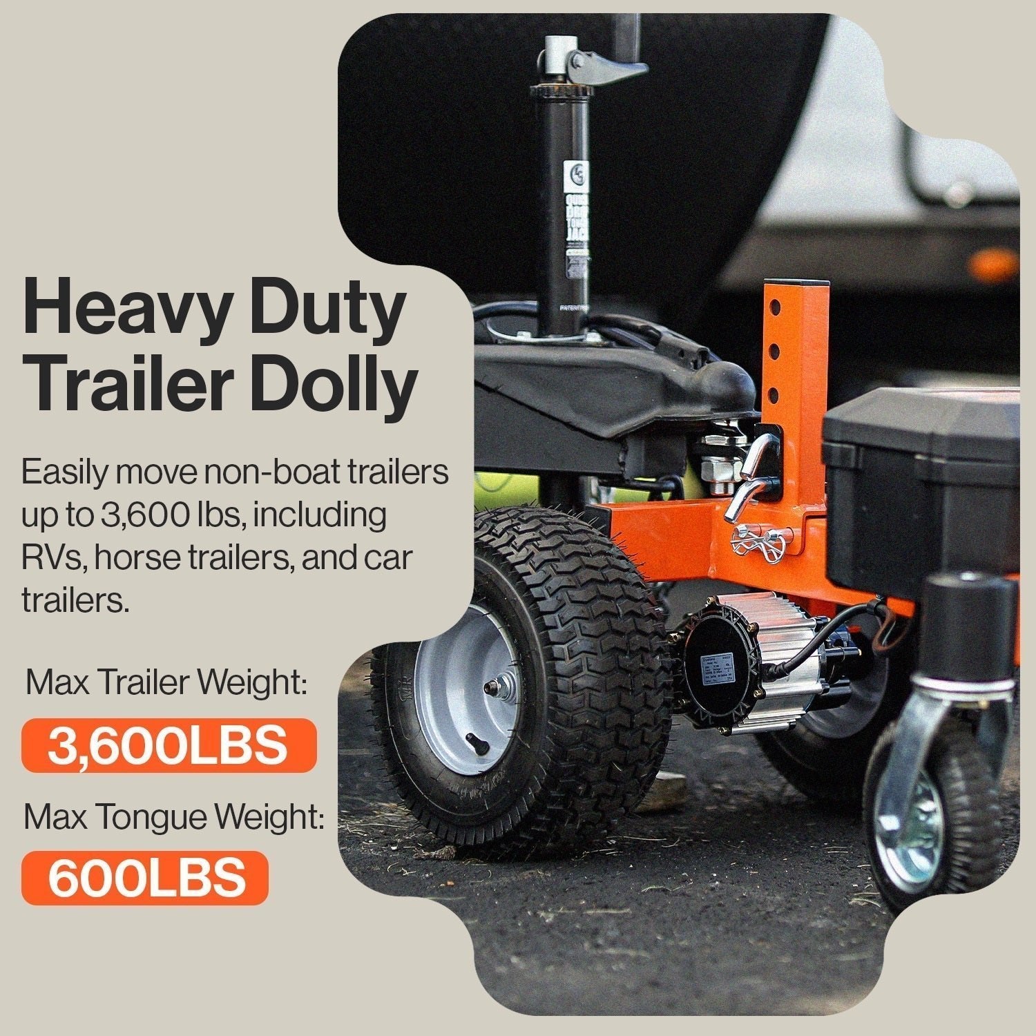 SuperHandy Orange Steel Dolly 5396040