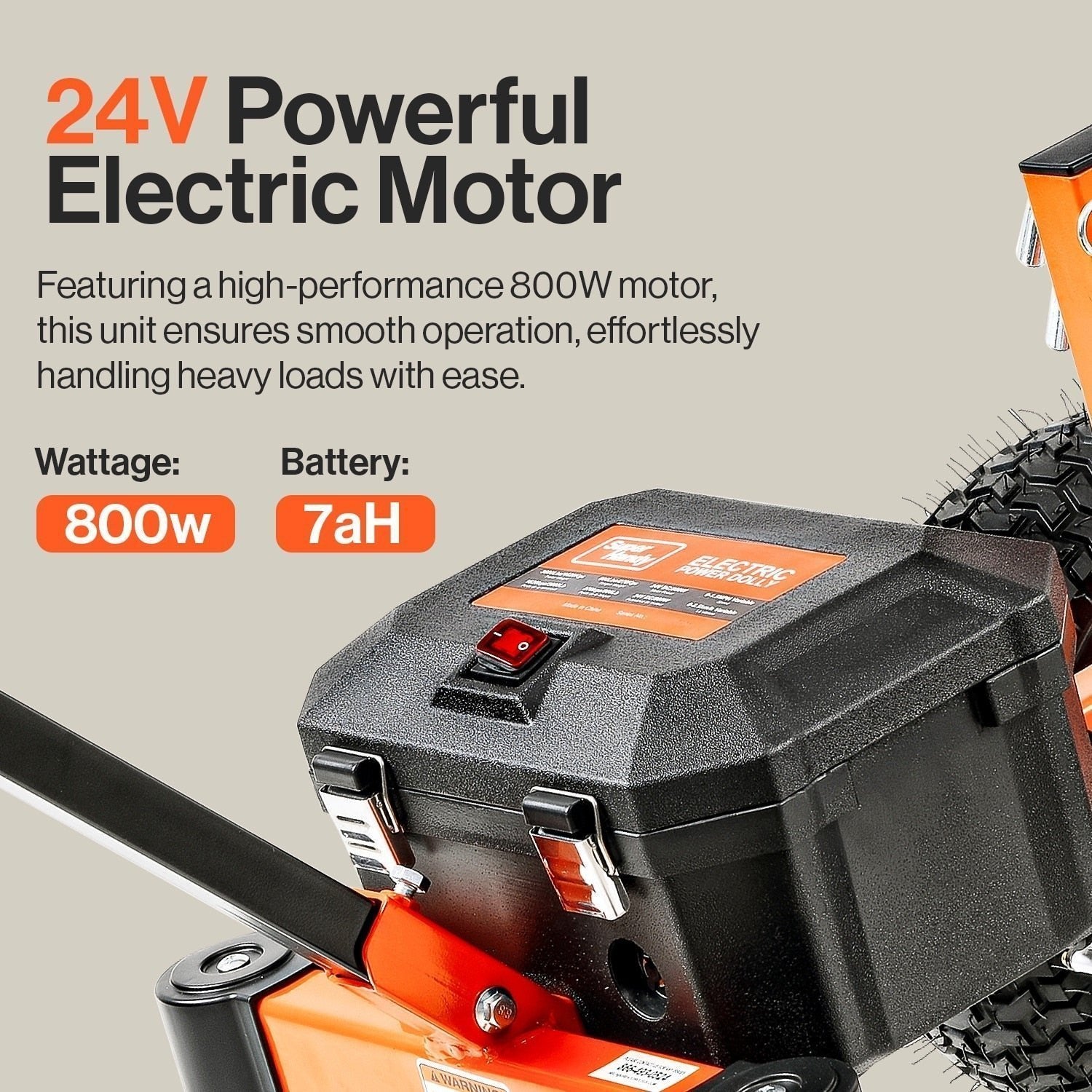 SuperHandy Orange Steel Dolly 5396040