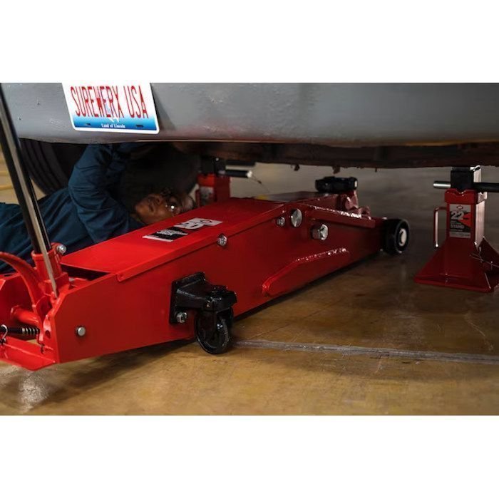 AFF 20-Ton Air Assist Hydraulic Long Chassis Jack