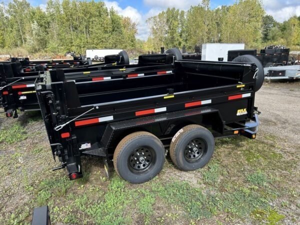 9,990 GVWR Ultra Low Pro 10′ Dump Trailer w/ Contractor Package - TryIlluminate