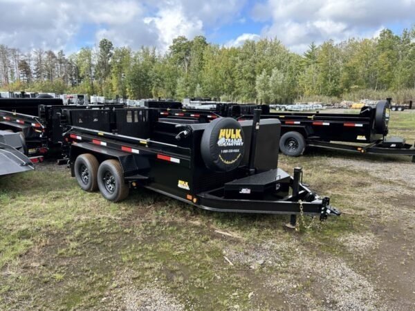 9,990 GVWR Ultra Low Pro 12′ Dump Trailer w/ Contractor Package - TryIlluminate