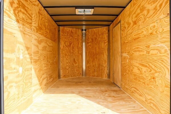 Small Black Enclosed Trailer