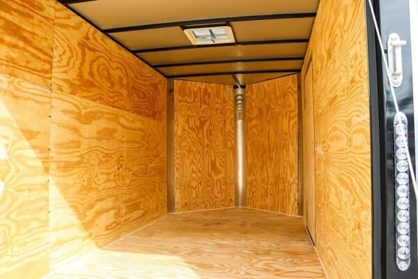 Small Black Enclosed Trailer