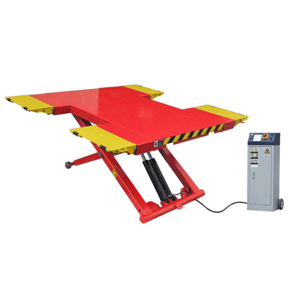 AMGO Hydraulics EM06 6000 Lb. Capacity Portable Mid-Rise Scissor Lift - TryIlluminate