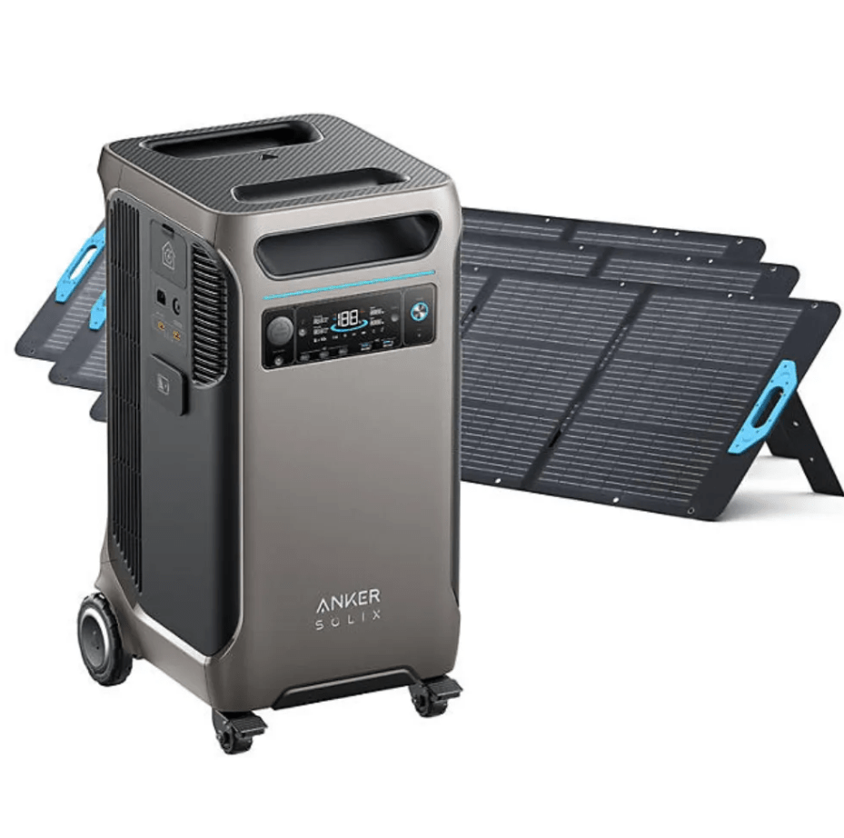 Anker SOLIX F3800 Portable Power Station 3840Wh LiFePO4 Battery Backup Generator with 6000W AC Output - TryIlluminate