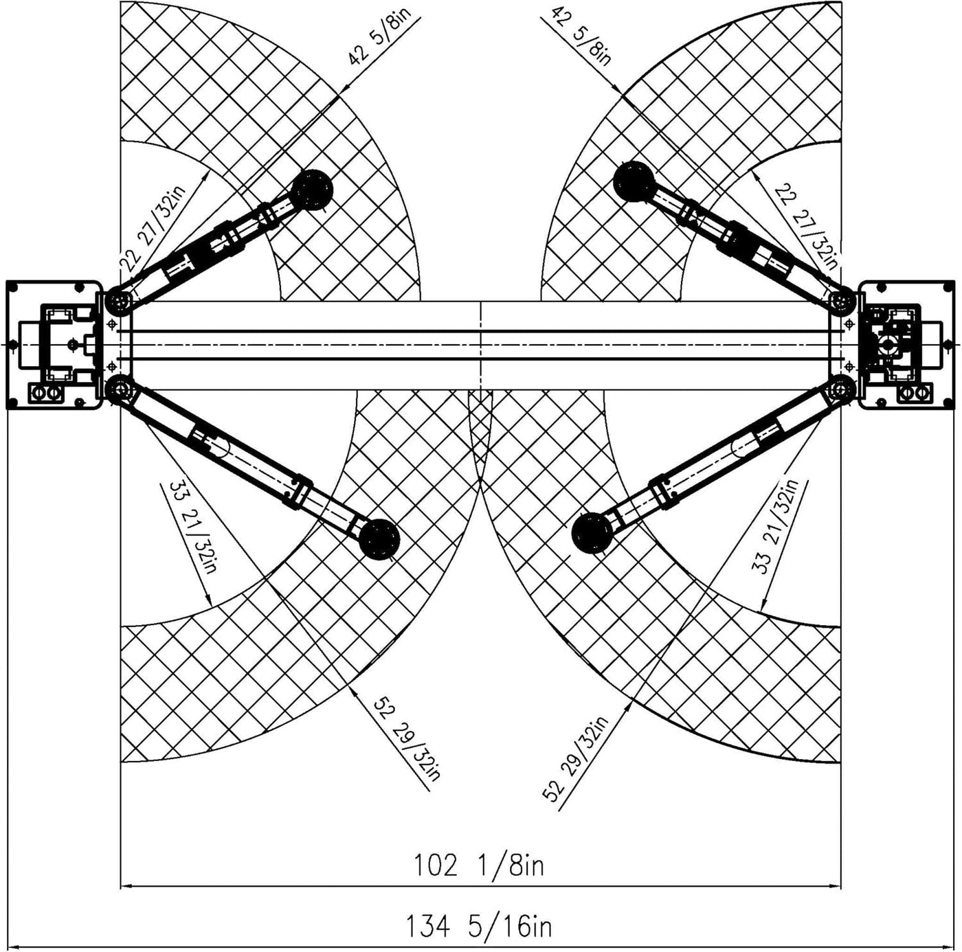 APlusLift HW-10KOH-A Overhead 2-Post Car Lift 10000 Lb Capacity - TryIlluminate